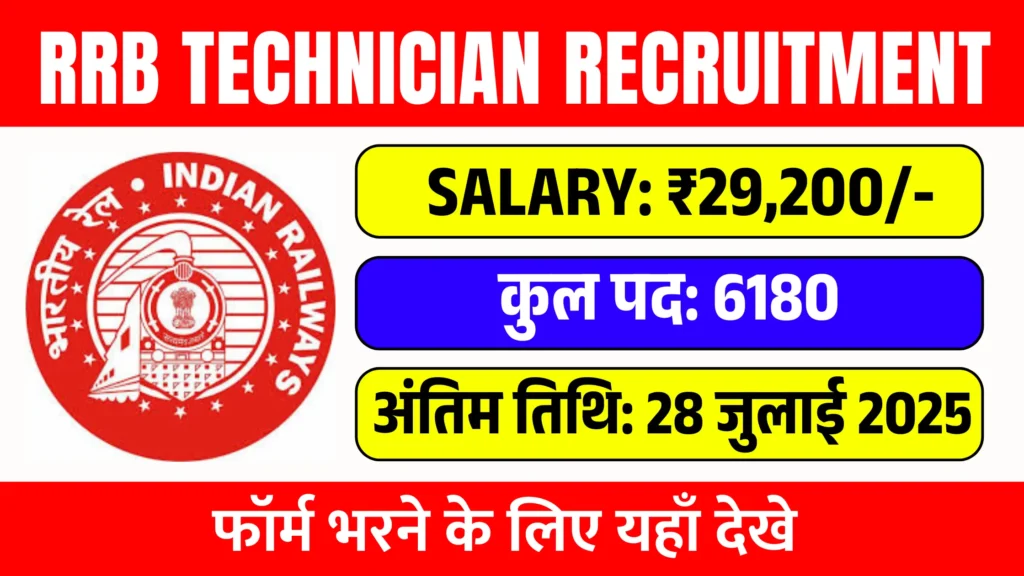 RRB Technician Recruitment 2025