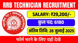 RRB Technician Recruitment 2025